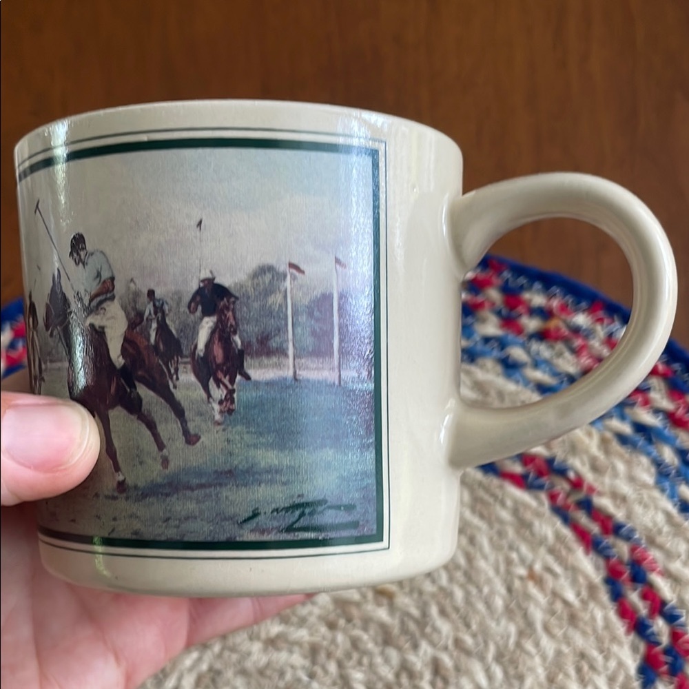 2 Vintage Polo Ralph Lauren Coffee Mugs - Picture 8 of 11